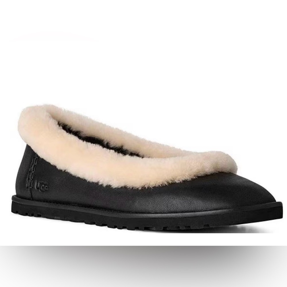 UGG Zora Leather Ballet Flat